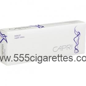 Capri Violet 100's cigarettes